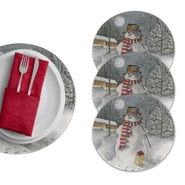 Hermia Set de 4 Salvamanteles Multicolor de 37 cm